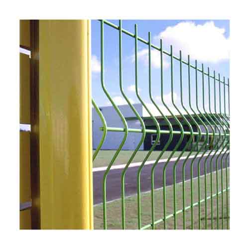 lattice fence Triangular Bending PVC Welded Wire Mesh Fence Boundary Wall Security Protection