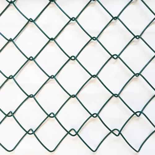 PVC coated chain link fence/Vinyl coated chain link wire mesh fencing