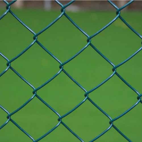 Green or Black PVC Coated Chain Link Fence