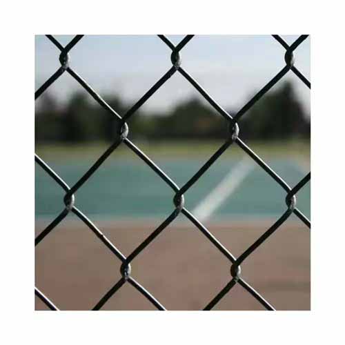 wholesale used pvc coated 6 foot black diamond shape chain link fence for sale