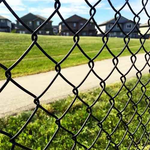 Chain Link Mesh Fencing for School Farm with Barbed Wire