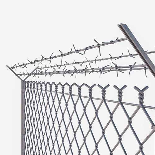 High Quality Diamond Wire Mesh Fence Price PVC Coated Wire Mesh Chain Link Fence