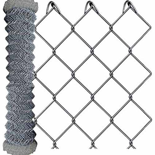 Factory Direct Sale Metal Chain Link Fence with Wire Durable Chain Link Fence steel wire galvanized chain link fence