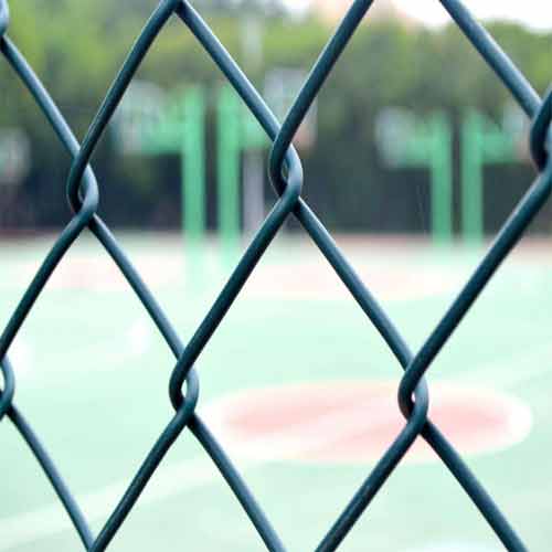 2.5mm 3mm galvanized and pvc coated chain link fence /Chain link fence with barbed wire fence