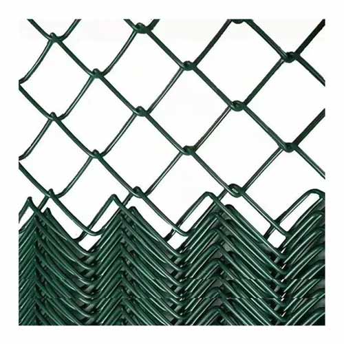 9 Gauge 5*5cm 6 FT Galvanized Diamond Mesh Wire Chain Link Fence