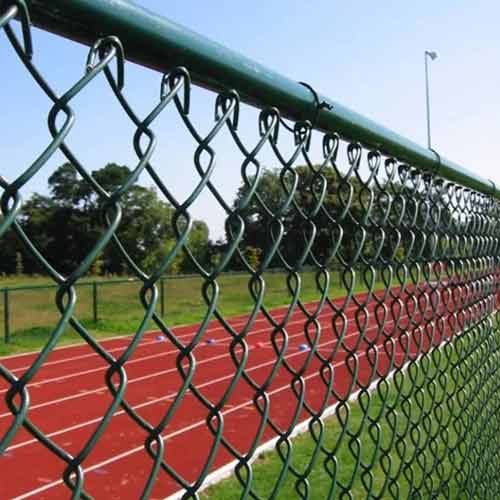 Hot Dipped Galvanized PVC Coated Green Chain Link Fence